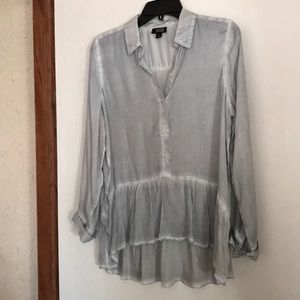 Cute Lt. Blue Top by A.N.A. sz S